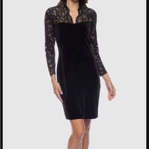 NWT Marina Black Cocktail dress. Size M. Style#261800A